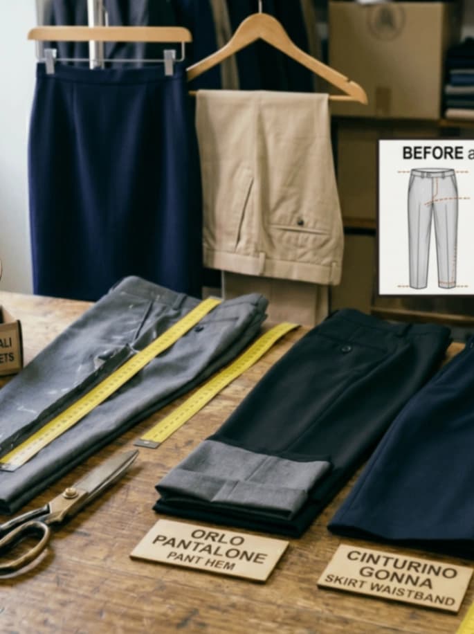 Allargare o stringere centro dietro pantaloni e gonne 1