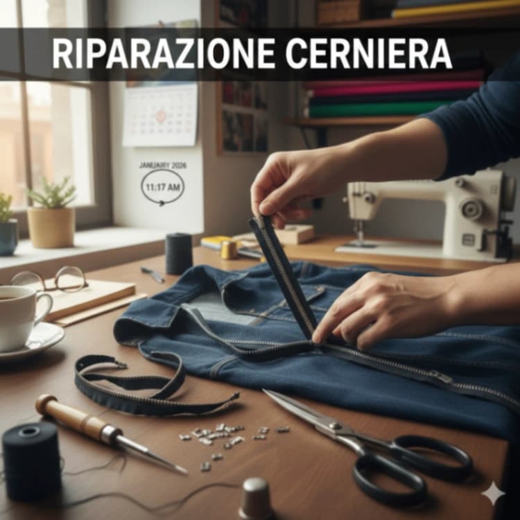 Sostituzione Cerniere (Zip) formato grande giubbini 2